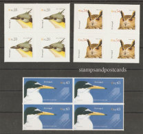 Portugal OISEAUX Hibou Serie Auto Collant  2002 X 4 ** Portugal Set BIRDS Owl Sticker Type Set 2002  X 4 ** - Ungebraucht