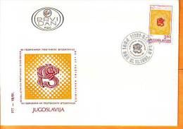 Yugoslavia 1981 Y FDC 60th Ann Of Post Savings Bank  Mi No 1906 Postmark Beograd  31.10.1981. - FDC