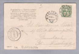 Heimat BE RUMISBERG 1903-03-23 Langstempel Auf AK Nach Rüschegg - Cartas & Documentos