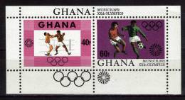 GHANA   BF 44 * *  ( Cote 6 E )  Jo 1972   Football  Soccer Fussball Boxe - Nuovi