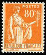 France Type Paix - N°  366 * 4ème Série Le 80c Orange - 1932-39 Paz