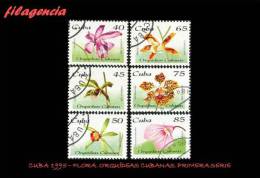 USADOS. CUBA. 1995-19 ORQUÍDEAS CUBANAS. PRIMERA SERIE - Ungebraucht