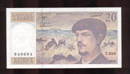 20 Francs  Debussy  1990 - 20 F 1980-1997 ''Debussy''