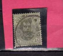 ITALY KINGDOM ITALIA REGNO 1891 - 1896 EFFIGIE RE VITTORIO EMANUELE II CENTESIMI 45 USED - Ongebruikt