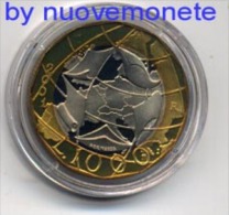 ITALIA  1000 LIRE ITALIA TURRITA 2° Tipo 2001 PROOF DA DIVISIONALE - - 1 000 Liras