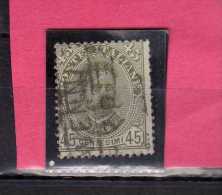 ITALY KINGDOM ITALIA REGNO 1891 - 1896 EFFIGIE RE VITTORIO EMANUELE II CENTESIMI 45 USED - Neufs