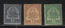 TUNISIE N° 1 à 3 * - Unused Stamps