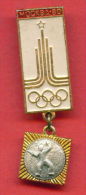 F41 / SPORT - Fencing - Escrime - Fechten - Esgrima - 1980 Summer XXII Olympics Games Moscow RUSSIA Badge Pin - Esgrima