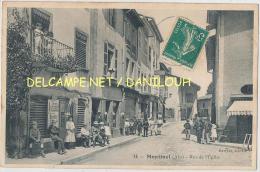 01 --- MONTLUEL   Rue De L'église,  ANIMEE - Montluel