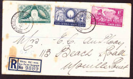 South Africa Registered Cover FDC - 1949 - Inauguration Of The Voortrekker Monument - Lettres & Documents