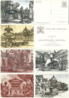 Ganzsachen Serien  "Architetture E Fontane"         1975 - Enteros Postales