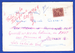 ENVELOPPE -- CACHET - CORREIOS II . LISBOA 2 - 30.VII.1968 - Covers & Documents