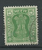 India, 1976/80 - 5p Capital Of Asoka Pillar - Nr.O173 Usato° - Poste Aérienne