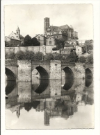 Cp, 87, Limoges, Pont Saint-Etienne Et La Cathédrale, Voyagée 1961 - Limoges