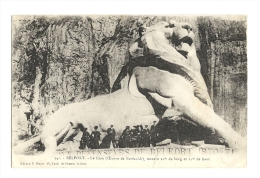 Cp, 90, Belfort, Le Lion, écrite 1919 - Belfort – Le Lion