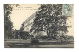 Cp, 95, Saint-Gatien, Le Parc, Château De S.A.I. La Princesse Mathilde, Voyagée - Saint Gratien