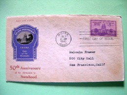 USA 1940 FDC Cover - 50 Aniv. Idaho - Boise Capitol - Briefe U. Dokumente