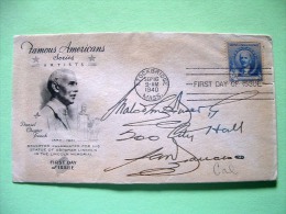 USA 1940 FDC Cover - Famous Americans - Daniel Chester French - Sculptor Lincoln Memorial - Cartas & Documentos