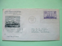 USA 1944 FDC Cover - Savannah First Steam Ship Crossing The Atlantic - Covers & Documents