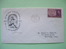 USA 1947 FDC Cover - Joseph Pulitzer - Statue Of Liberty - Newspapers Seller - Storia Postale