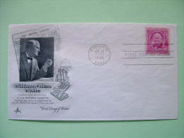 USA 1948 FDC Cover - William Allen White - Emporia Gazette Newspaper - Briefe U. Dokumente