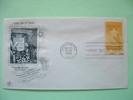 USA 1948 FDC Cover - Gold Star - Mothers Of US Armed Forces - Briefe U. Dokumente