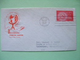 USA 1949 FDC Cover - Universal Postal Union - UPU - Plane Boeing And Globe - Briefe U. Dokumente