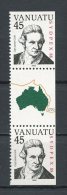 VANUATU 1988  N° 805 ** Paire  Neuve = MNH Superbe Cook Carte Australie Bateaux Boats Ships Sailboat - Vanuatu (1980-...)