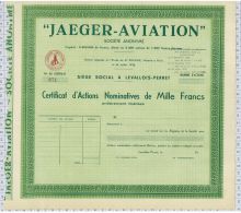 Jeager-Aviation à Levallois Perret - Luchtvaart