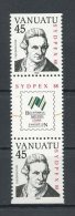 VANUATU 1988  N° 805 ** Paire  Neuve = MNH Superbe SYDPEX 88 Cook Carte Australie Bateaux Boats Ships Sailboat - Vanuatu (1980-...)