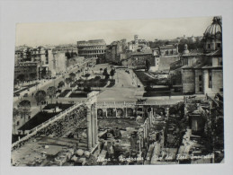 ROMA - Panorama E Via Dei Fori Imperiali - 1958 - Panoramic Views