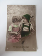 AK / Bildpostkarte / Fotokarte 1913 Hänsel Und Gretel / Kinder / Trachten - Fairy Tales, Popular Stories & Legends