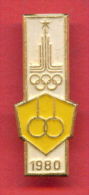 F75 / SPORT - Gymnastics - Gymnastique - Gymnastik  - 1980 Summer XXII Olympics Games Moscow RUSSIA Badge Pin - Gymnastics