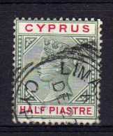 Cyprus - 1896 - ½ Piastre Definitive - Used - Cyprus (...-1960)