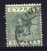 Cyprus - 1923 - 30 Paras Definitive (Watermark Multiple Script CA) - Used - Chypre (...-1960)