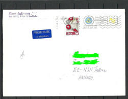 SCHWEDEN Sweden Sverige 2011 Air Mail Cover To Estland Estonia Estonie - Brieven En Documenten