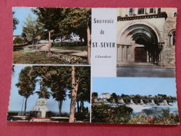 Dep 40 , Cpm ST SEVER , Souvenir , C.4 , Multivues  (003)RectoVerso - Saint Sever