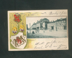 Bolchen - Boulay Moselle 57 - Marktplatz ( Place Du Marché  Animée Gaufrée éditeur Stenger) - Boulay Moselle