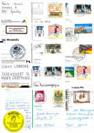 Lot De 10 Entiers Illustrés Allemands- Stationnary From Germany - Geïllustreerde Postkaarten - Gebruikt