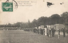 Circuit De L´Est D´Aviation  Aout 1910 Première étape Paris - Troyes - Demonstraties