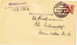 11245# BRIEF BERLIN SCHÖNEBERG 1 1949 - Briefe U. Dokumente