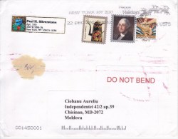 USA To Moldova ; 2014  ; Used Cover - Cartas & Documentos