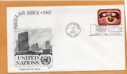 United Nations New York 1967 FDC - FDC