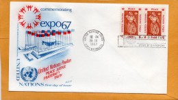 United Nations New York 1967 FDC - FDC