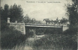 Romdenne -Le Pont Dit " Le Pont De Pierres "  - Attelage -1921 ( Voir Verso ) - Philippeville