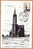 1772 Lambusart église Saint-Laurent 1872 - Covers & Documents