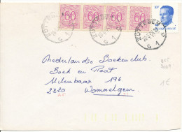1984 Omslag Van Zottegem PZ855(strip4)+2069 Naar Wommelgem Zie Scan(s) - 1951-1975 Heraldischer Löwe (Lion Héraldique)