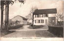 CPA 54 Cirey-sur-Vezouze Près Bertrambois - La Frontière Et Restaurant De La Frontière - Cirey Sur Vezouze