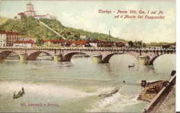 CPA - ITALIE - TORINO -Ponte Vitt. Em. I Sul Po Ed Il Monte Dei Cappuccini - - Churches