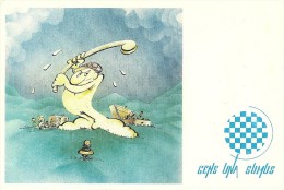 ECHEC ECHECS CHESS HUMOUR  ILLUSTRATEUR CARICATURE JOVAN PROKOPIJEVIC  JOEUR GOLF GENS UNA SUMUS ED MARKETING - Chess